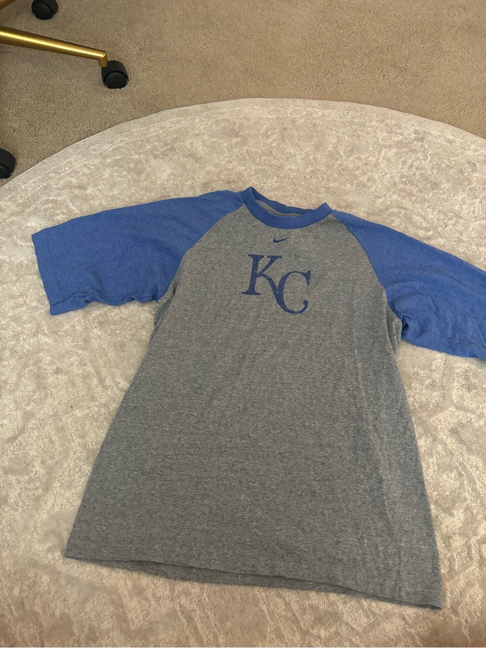 KC Logo in Grey & Royal Blue